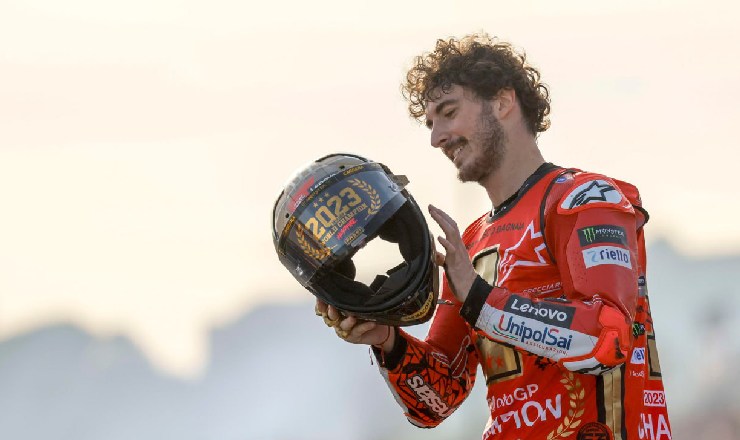 Francesco Bagnaia campione del mondiale di MotoGP