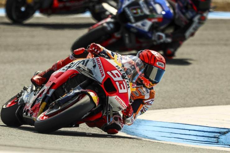 Marc Marquez su una Honda in MotoGP