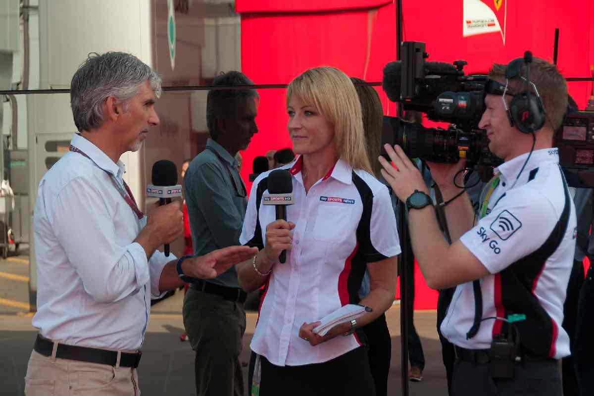 Damon Hill telecronista di Formula 1 su Sky Sports
