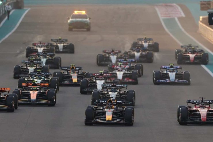Auto di Formula 1 in pista
