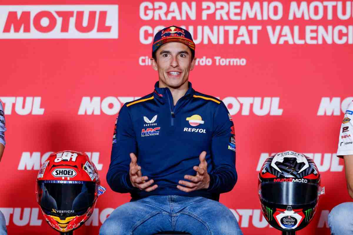 Marc Marquez in conferenza stampa