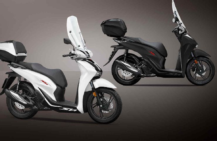 Honda SH125i, uno dei modelli di scooter più venduti nel 2023